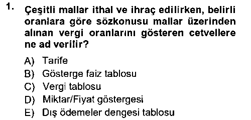 IKT313U Kamu Ekonomisi 1 çıkmış sınav sorusu 1