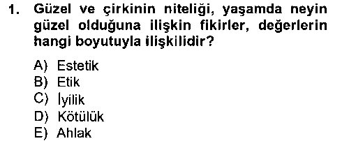 FEL208U Eğitim Felsefesi çıkmış sınav sorusu 1