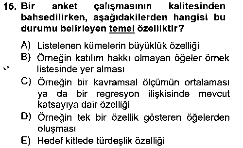 ARY404U Uluslararası İlişkilerde Araştırma Yöntemleri çıkmış sınav sorusu 3