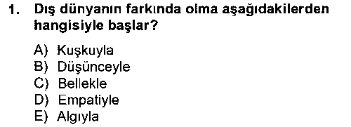 ILT104U Etkili İletişim Teknikleri çıkmış sınav sorusu 1