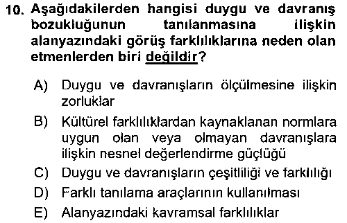 EBR102U Bakıma Gereksinimi Olan Engelli Bireyler 2 çıkmış sınav sorusu 2