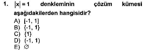 OKO301U Okulöncesinde Matematik Eğitimi çıkmış sınav sorusu 1