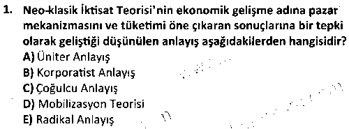 ADY1007 Çalışma İlişkileri ve Etik çıkmış sınav sorusu 1