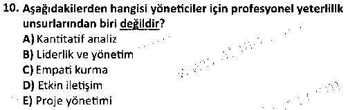 CMH2003 Çağrı Merkezi Yönetimi 1 çıkmış sınav sorusu 2