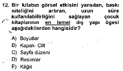 OKO306U Okulöncesinde Çocuk Edebiyatı çıkmış sınav sorusu 3