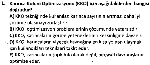 BY2008 Yönetim Bilişim Sistemleri çıkmış sınav sorusu 1