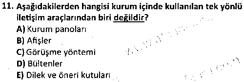 SYP2006 Sporda İletişim Becerileri çıkmış sınav sorusu 3