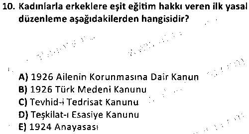 SOH1006 Sosyal Hizmet Mevzuatı çıkmış sınav sorusu 2