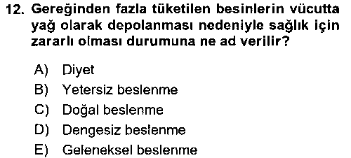ASC207U Gıda Coğrafyası çıkmış sınav sorusu 3
