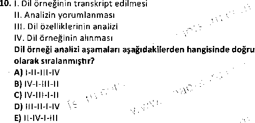 CGE2004 Özel Eğitimde Araç Gereç Geliştirme çıkmış sınav sorusu 2