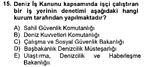 CEK402U Çalışma Yaşamının Denetimi çıkmış sınav sorusu 3