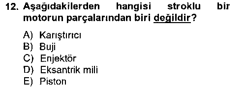 TRM206U Tarım Alet ve Makinaları çıkmış sınav sorusu 2