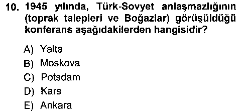 SIY303U Orta Asya ve Kafkaslarda Siyaset çıkmış sınav sorusu 2