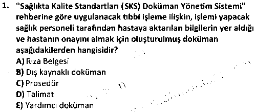 SKİB2002 Hasta ve Çalışan Güvenliği çıkmış sınav sorusu 1