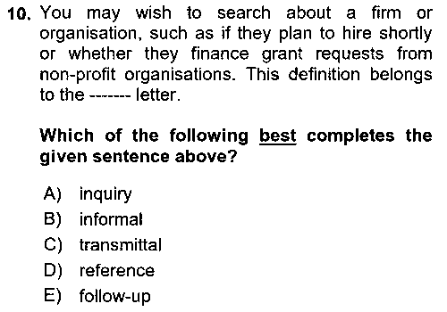 ING182U Communication Skills And Academic Reporting 2 çıkmış sınav sorusu 2