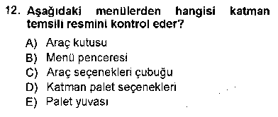 FOT201U Sayısal Fotoğraf İşleme Teknikleri çıkmış sınav sorusu 3
