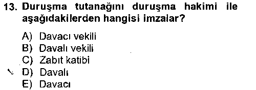 ADL102U Hukuk Dili Ve Adli Yazışmalar çıkmış sınav sorusu 3