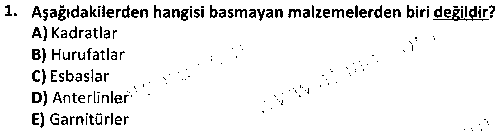 GRF3003 Grafik Üretim Teknikleri çıkmış sınav sorusu 1