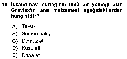 ASC213U Dünya Mutfakları çıkmış sınav sorusu 2