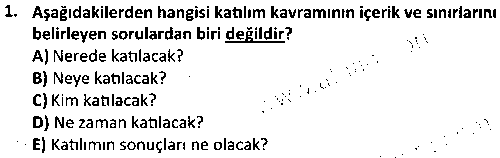 FOT2008 Dijital Kültür ve Sosyal Medya çıkmış sınav sorusu 1
