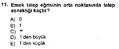 CEK203U Çalışma Ekonomisi 1 çıkmış sınav sorusu 3
