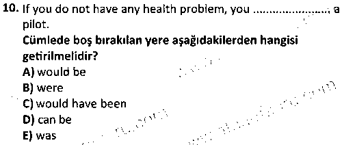 ORT1002 Yabancı Dil 2 çıkmış sınav sorusu 2