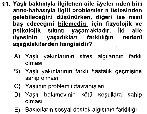 YAB210U Yaşlılarda Çatışma Ve Stres Yönetimi 2 çıkmış sınav sorusu 2