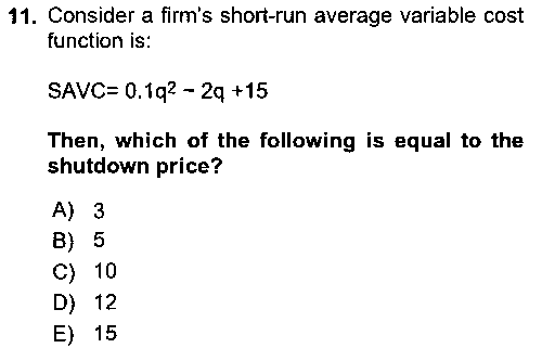 IKT323U Industrial Economics çıkmış sınav sorusu 3