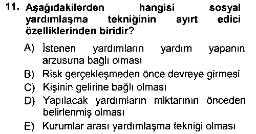 CEK405U Sosyal Güvenlik çıkmış sınav sorusu 3