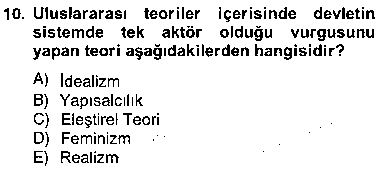 ULI202U Uluslararası Politika 2 çıkmış sınav sorusu 2