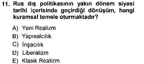 SIY303U Orta Asya ve Kafkaslarda Siyaset çıkmış sınav sorusu 3