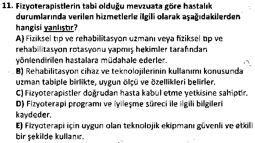 SAG3012 Sağlık Ekibi çıkmış sınav sorusu 3