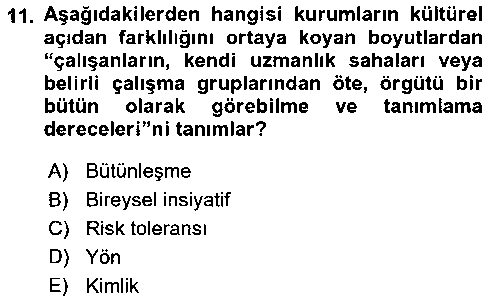 HIT301U Kurumiçi Halkla İlişkiler çıkmış sınav sorusu 3