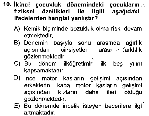 PSI192U Eğitim Psikolojisi çıkmış sınav sorusu 2