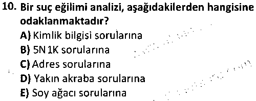 OGK2003 Suç Önleme Modelleri çıkmış sınav sorusu 2