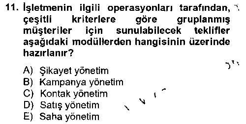 CMH102U Çağrı Merkezi Yönetimi 2 çıkmış sınav sorusu 3