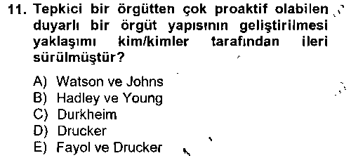 SHZ204U Sosyal Hizmet Yönetimi çıkmış sınav sorusu 2