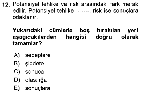 HIS403U Havacılık Emniyeti çıkmış sınav sorusu 3