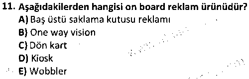 GRF3005 Reklam Grafiği çıkmış sınav sorusu 3