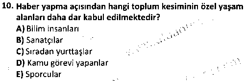 YMG2010 Yeni Medya ve Gazetecilik Uygulamaları çıkmış sınav sorusu 2
