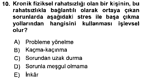 YAB209U Yaşlılarda Çatışma Ve Stres Yönetimi 1 çıkmış sınav sorusu 2