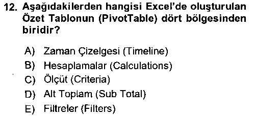 YBS202U İşletme Analitiği çıkmış sınav sorusu 3
