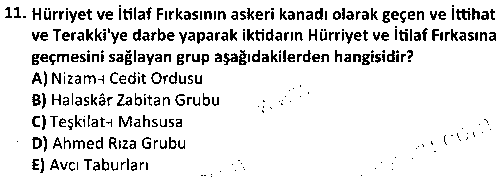 TAR3008 Osmanlı Tarihi 4 çıkmış sınav sorusu 3