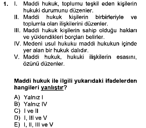 HUK214U Vergi Usul Hukuku çıkmış sınav sorusu 1