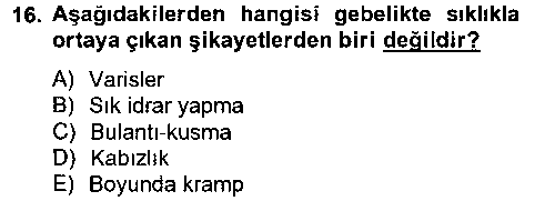 EVI208U Aile Sağlığı çıkmış sınav sorusu 3