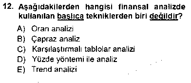 FIN205U Spor Finansmanı çıkmış sınav sorusu 3