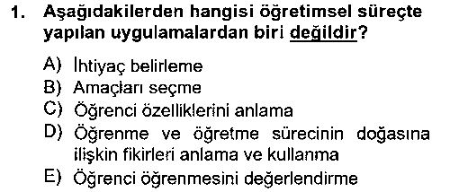 PSI192U Eğitim Psikolojisi çıkmış sınav sorusu 1