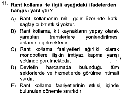 IKT313U Kamu Ekonomisi 1 çıkmış sınav sorusu 2