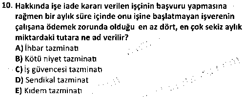 SKİB2003 İnsan Kaynakları Yönetimi çıkmış sınav sorusu 2