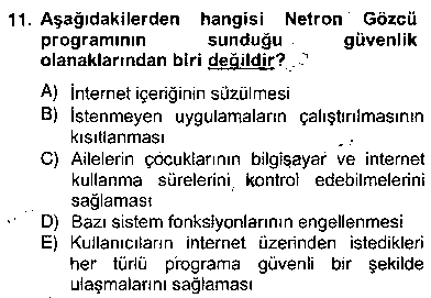 BIL104U Bilgisayar 2 çıkmış sınav sorusu 3